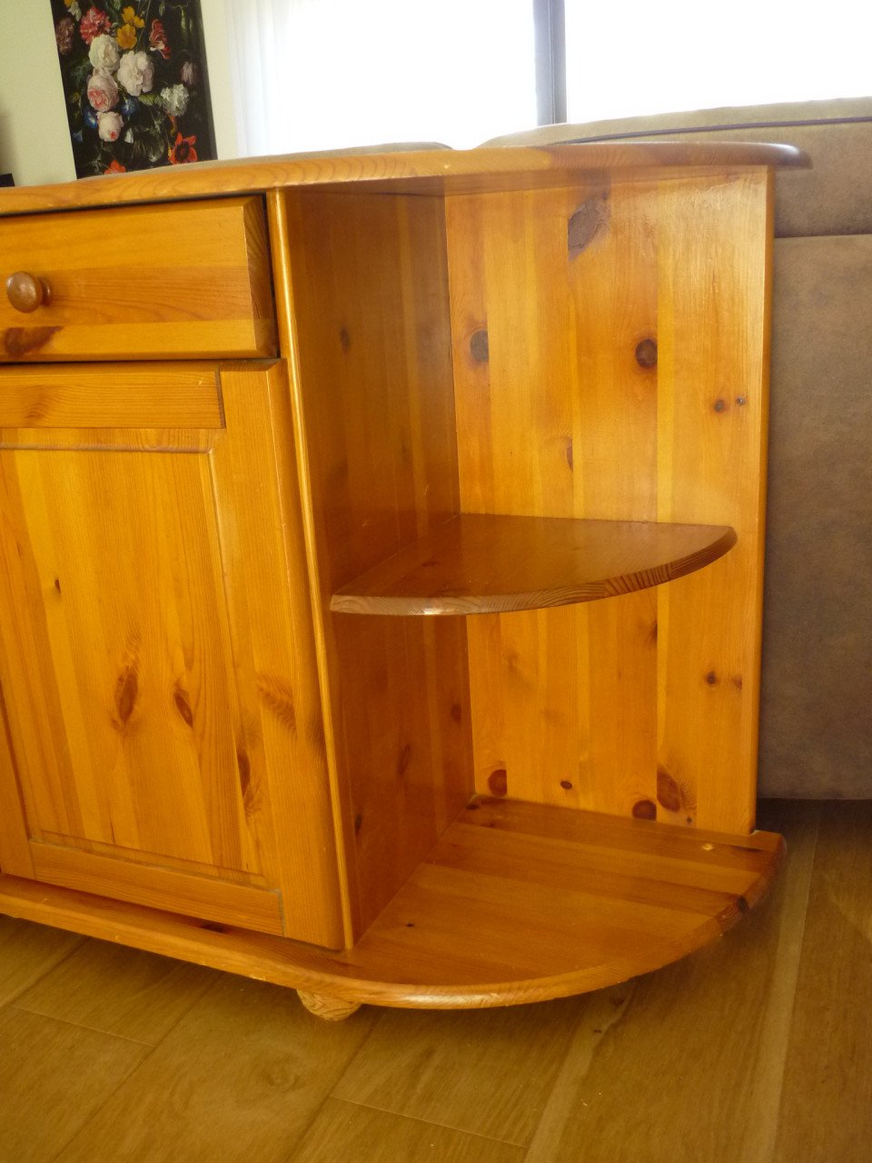 Grenen dressoir 200 cm breed