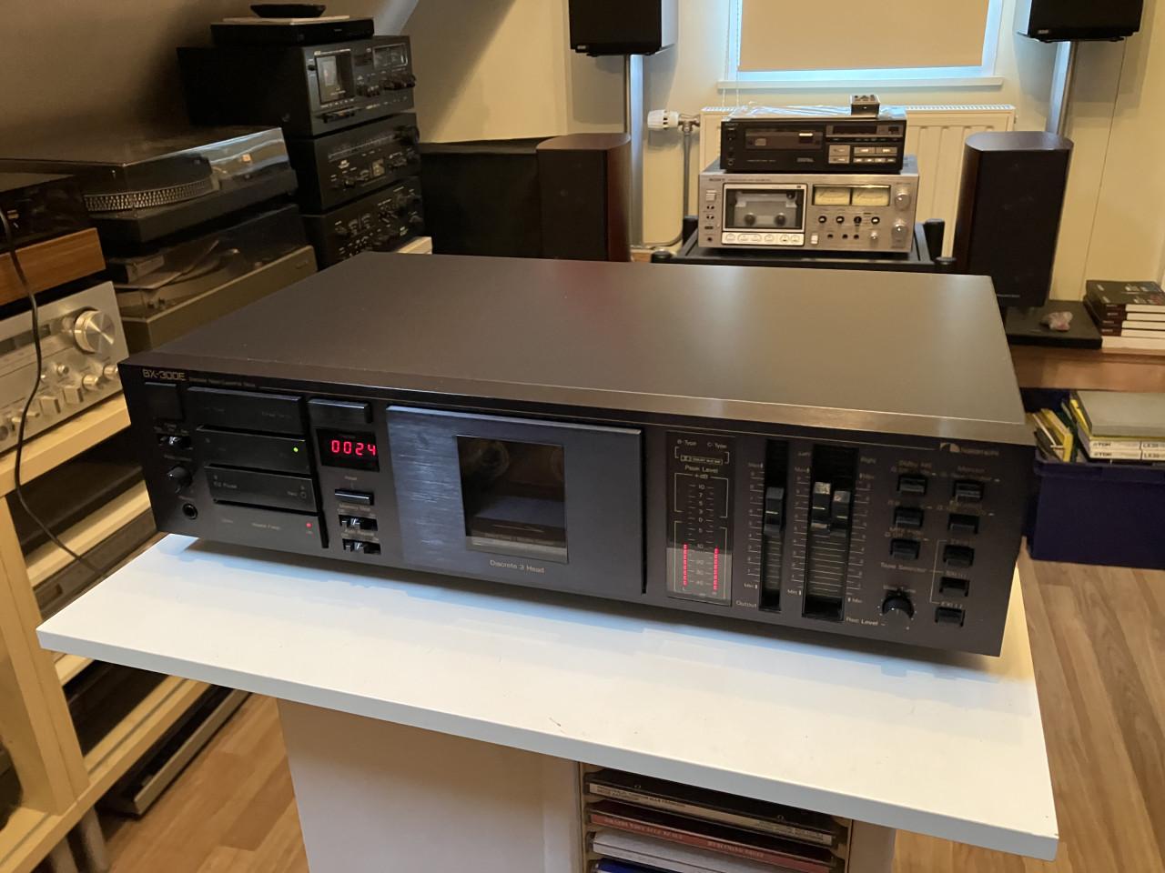 Nakamichi BX-300 cassettedeck direct drive dual capstan 3 heads garantie