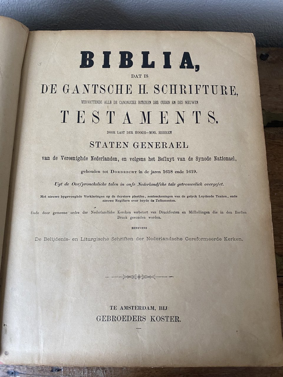 Te koop: Statenbijbel