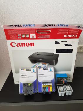 Printer + inkt nieuw in doos