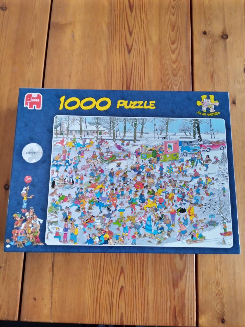 Jan van Haasteren Op glad ijs 1000 st.