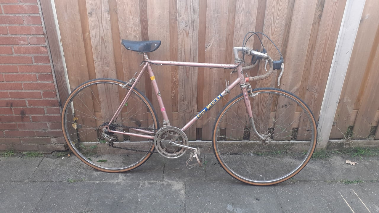 4 x Racefiets GIANT & GAZELLE -XXL &. Motobecane ....& EDDIE-MERKX