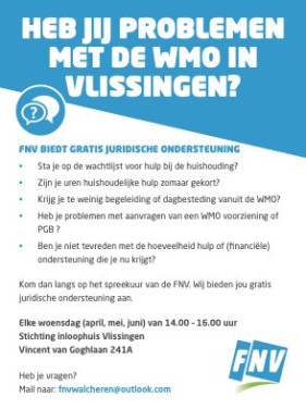 Heb jij problemen met de WMO in Vlissingen?