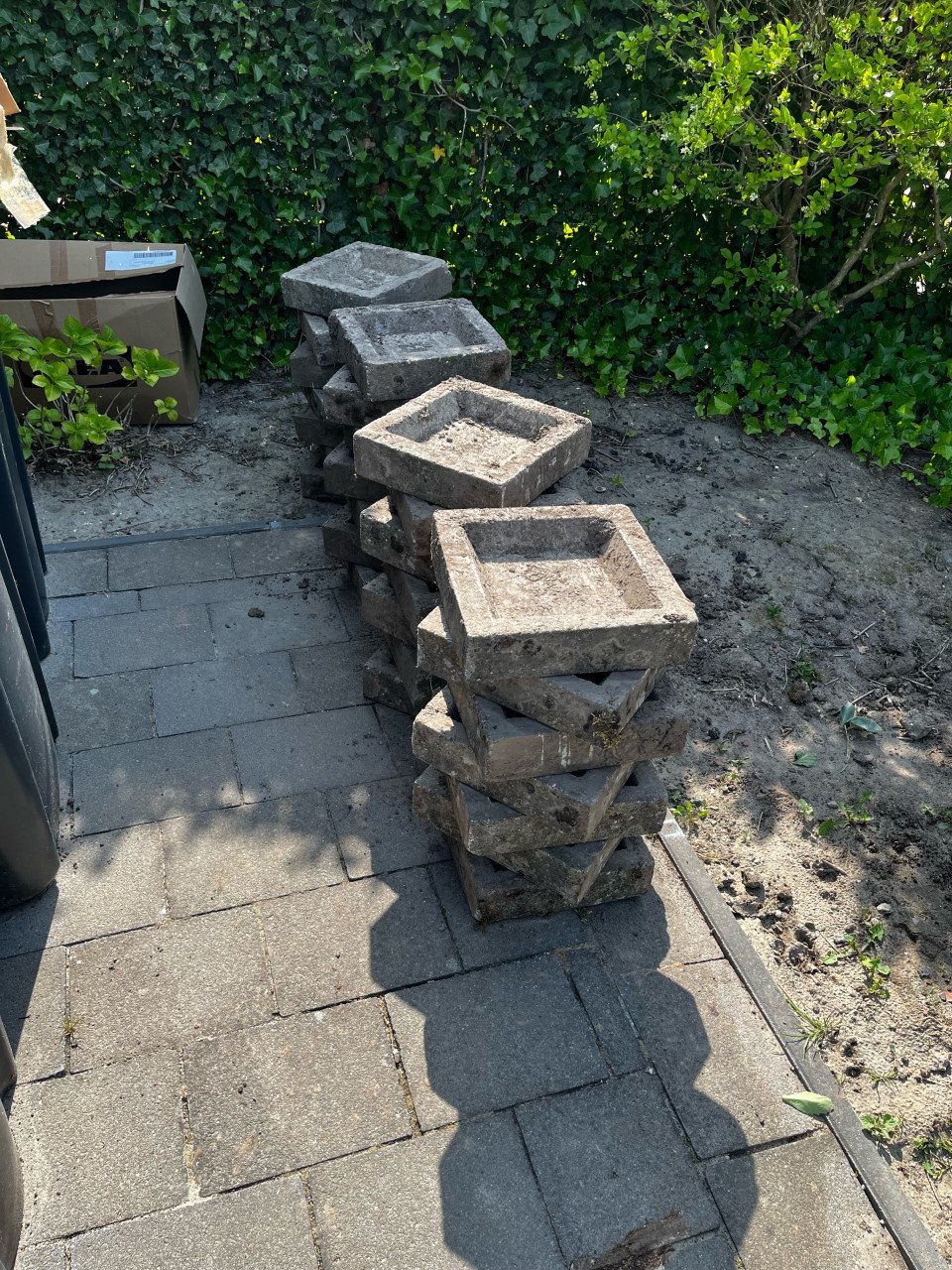 Gratis afhalen partij zware stenen