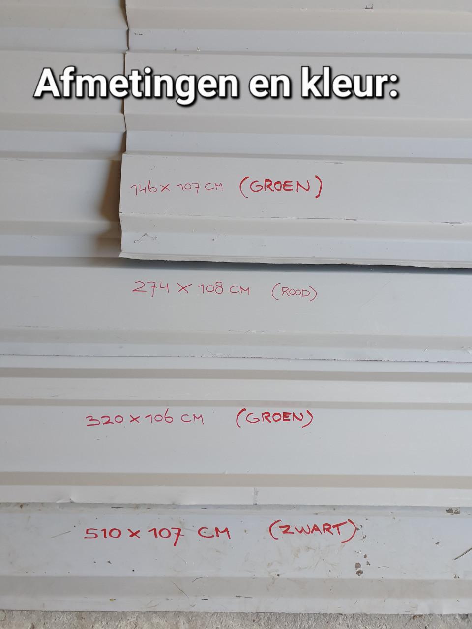 12 meter gevelbeplating/wandplaten/damwandplaat.