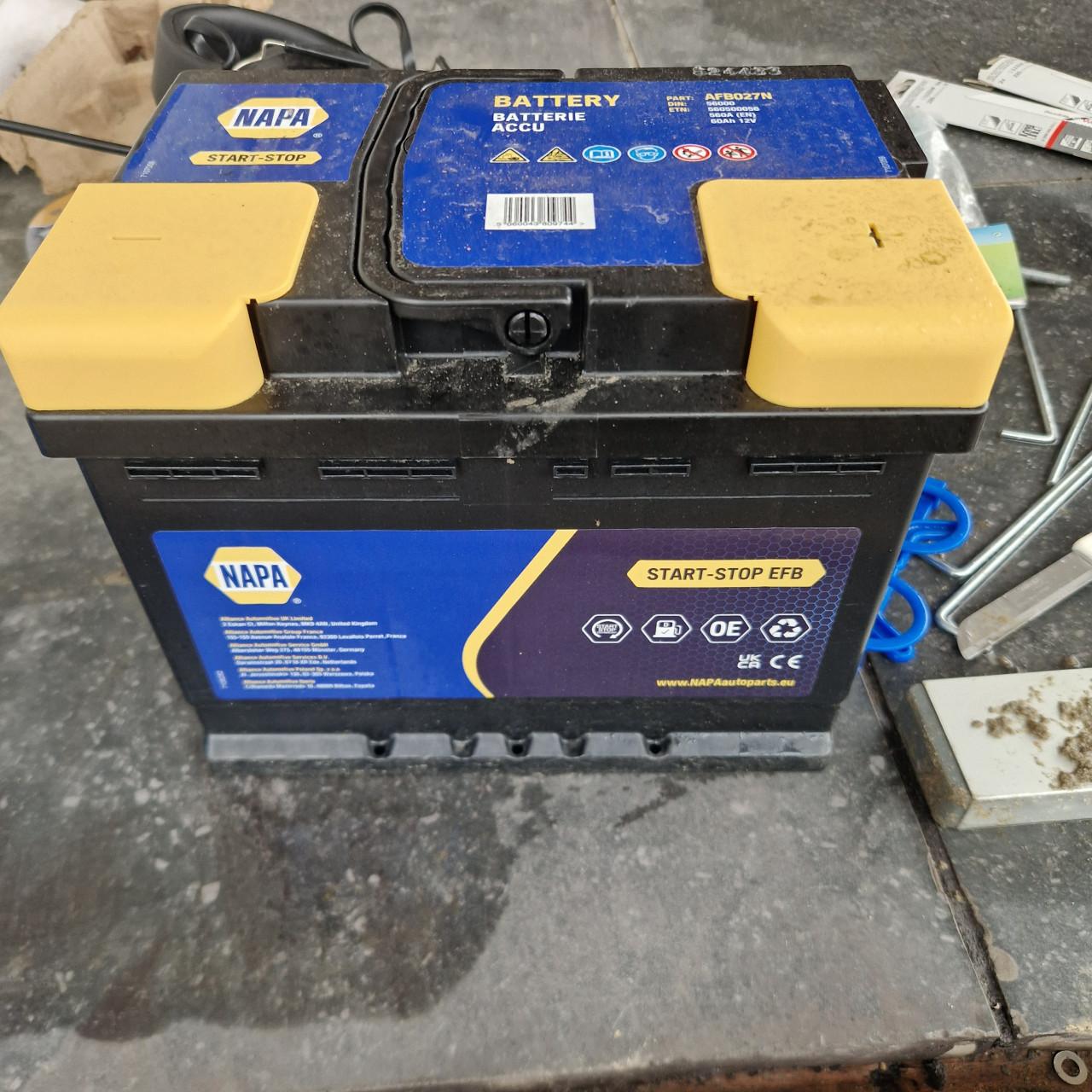 Napa accu start-stop accu 12 volt 60 ah