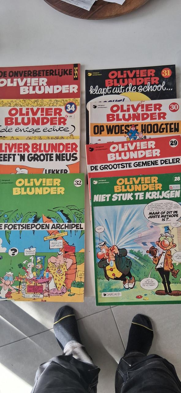 Olivier Blunder stripboeken.