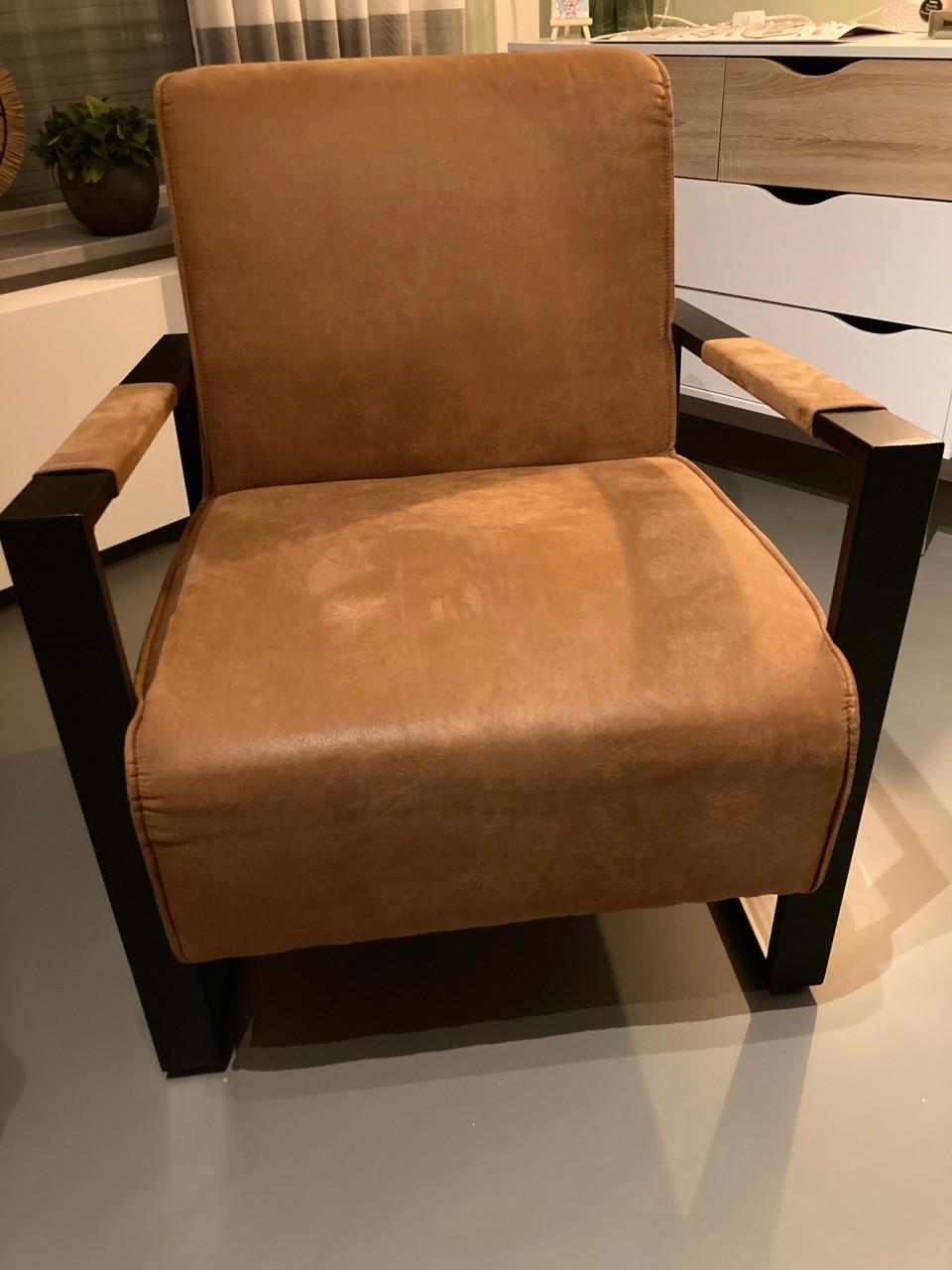 Fauteuil cognac