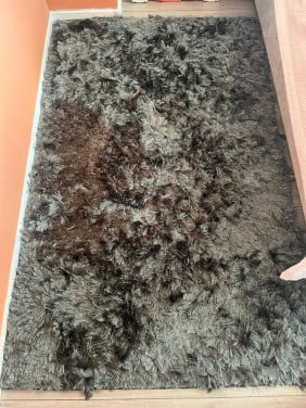 Antraciet vloerkleed nieuw amper gebruikt
