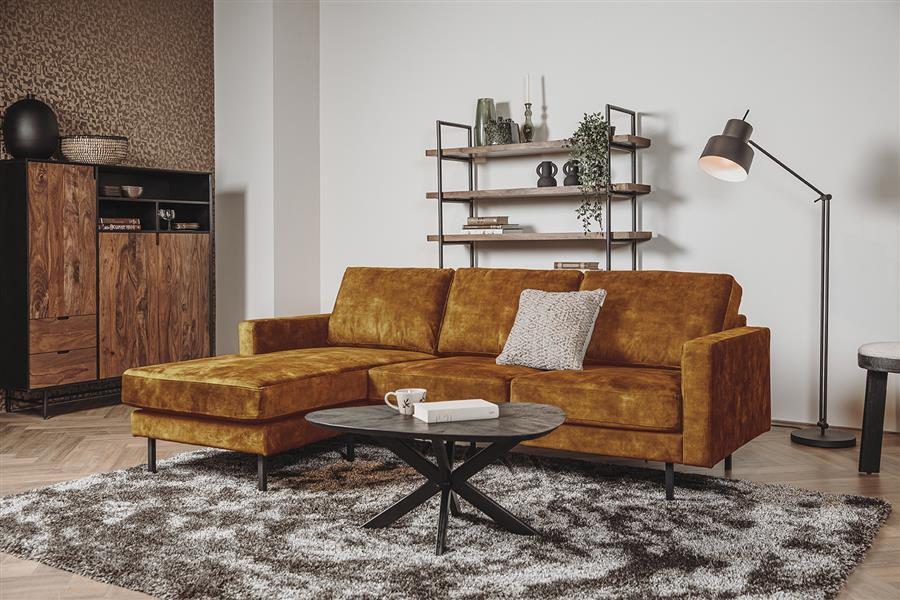 2,5 zits BANK INCL. HOCKER EN LOUNGEKUSSEN