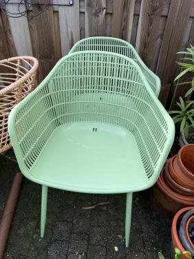 Mooie kunsstof tuinstoelen