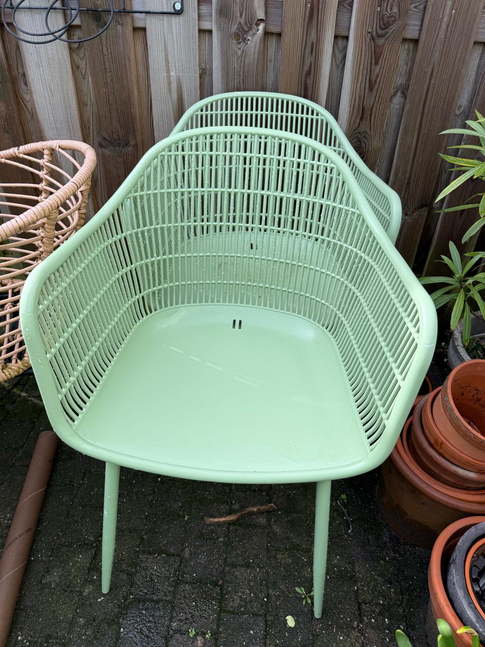 Mooie kunsstof tuinstoelen