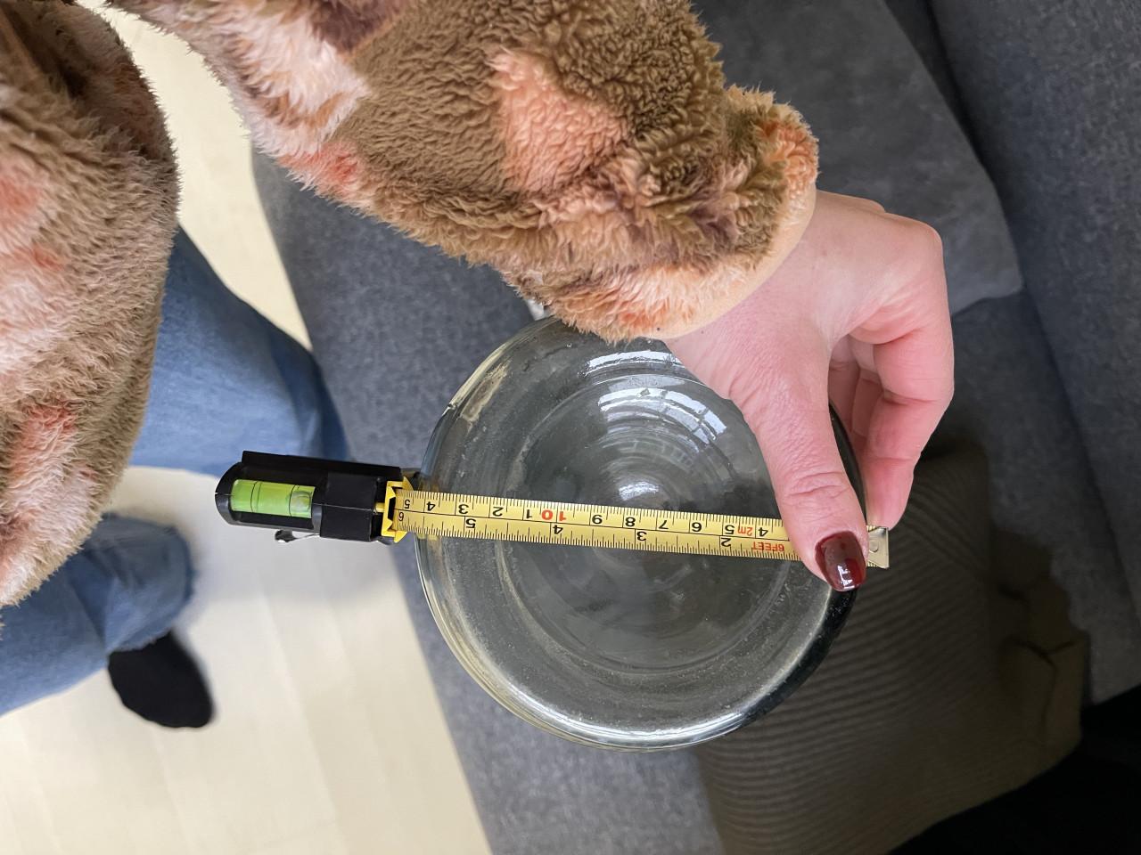 Ophalen! Set van 2 glazen flessen