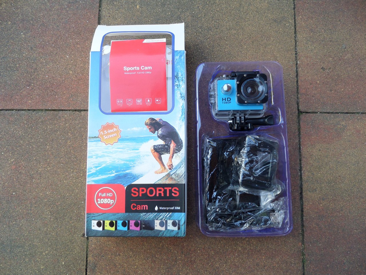 Sports Cam 1.5 Inch Screen HD 1080P