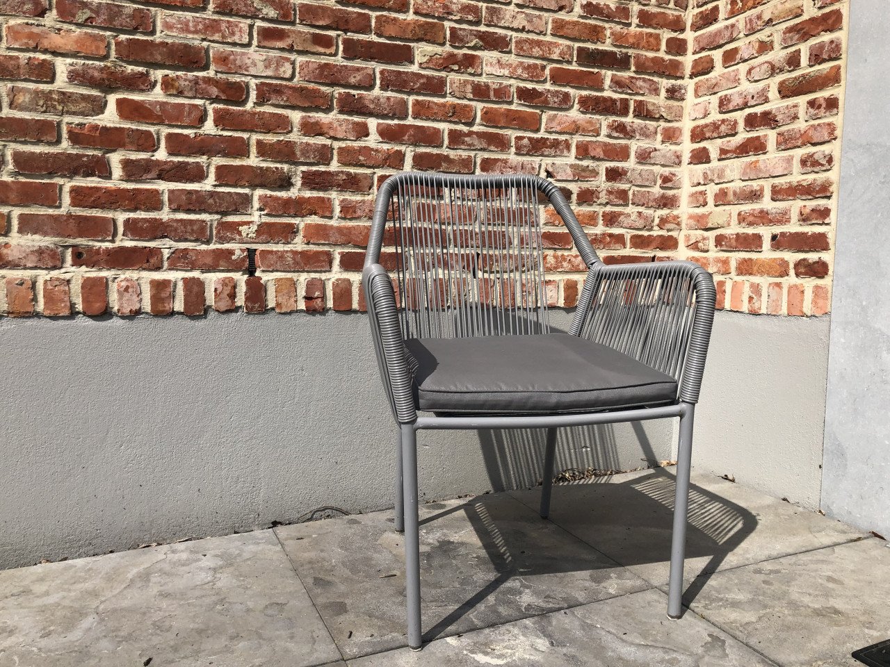 Leuke tuinstoel met kussen NIEUW