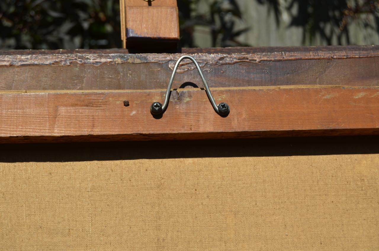 Nog een bootje in rivierlandschap, gesigneerd