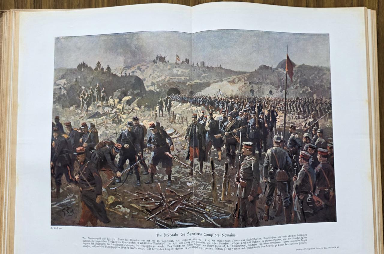 Duits boek met veel illustraties 1e wereldoorlog
