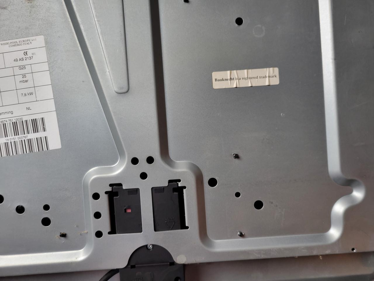 Kookplaat, Bauknecht TGV 3404-2SW