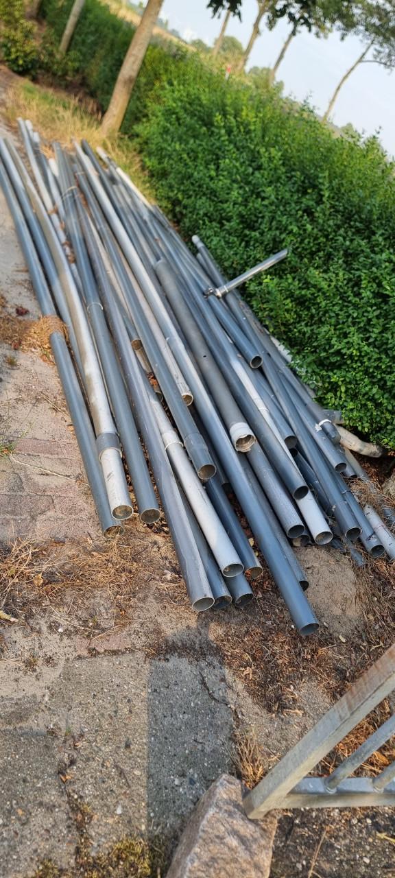 Partij schoon pvc buis rioolbuis  75 50 32 mm wavin