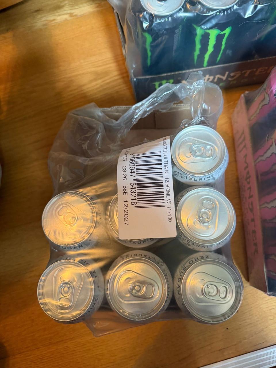 Monster energiedrank div smaken