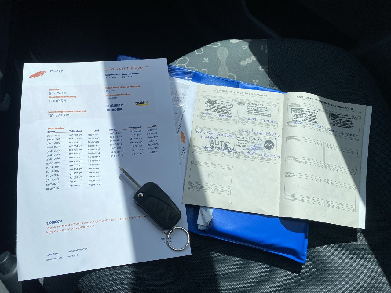 Ford Ka 1.2 69pk 2011 Blauw | NAP