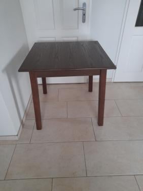 Eiken tafel 80 x 80 x 74H (in goede nette staat )