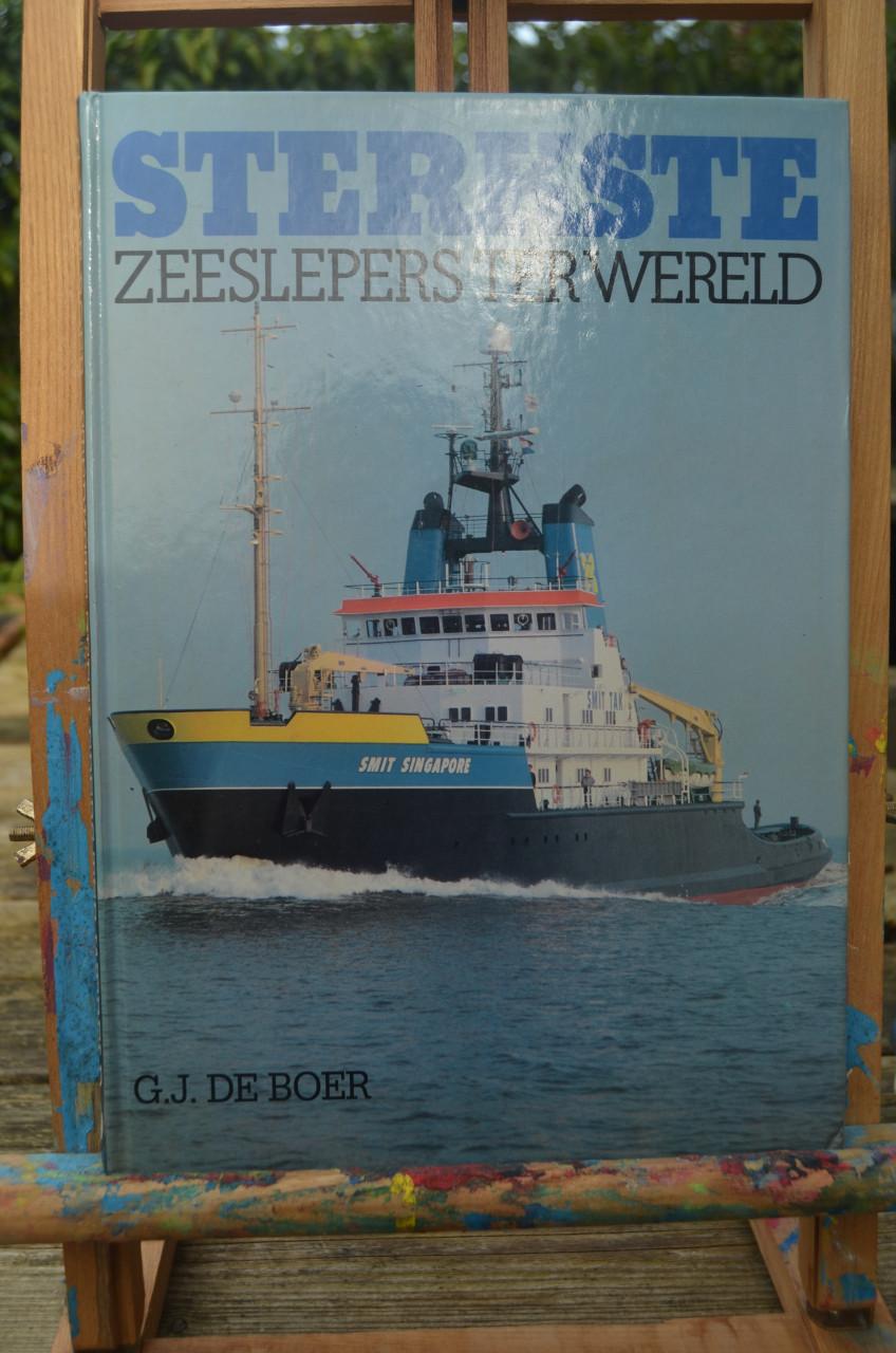 5 Boeken sleepvaart in goede staat