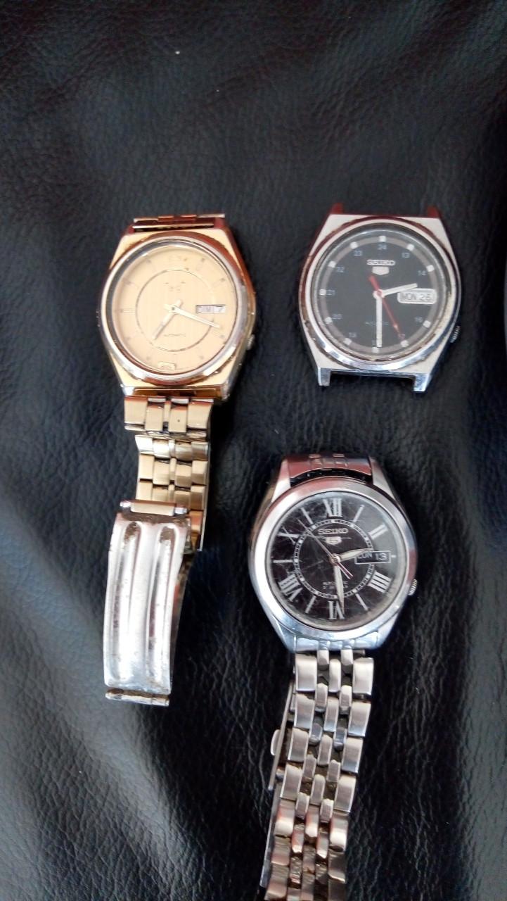 O.a.Seiko horloges, niet werkend of niet gelijk lopend
