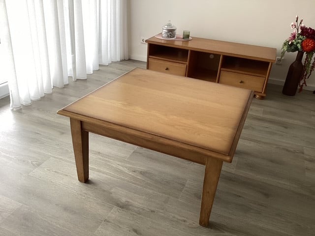 Blank eiken salontafel