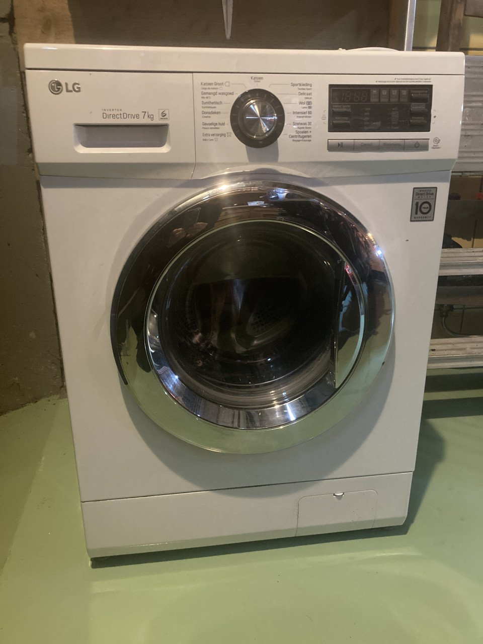Wasmachine, LG 7 kg 1400 toeren invertor motor.   storingcode!