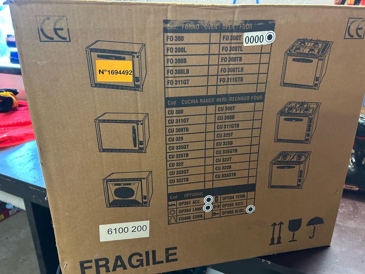 SMEV oven propaan. Boot/caravan.