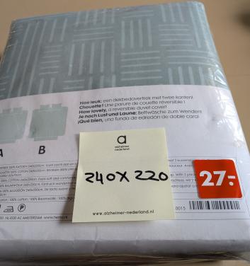 Dekbedhoes nieuw, 240x220