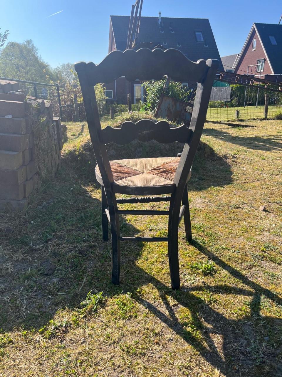 Biedermeier stoel, antiek