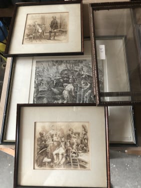 Lijstjes 12 stuks enkele met prent