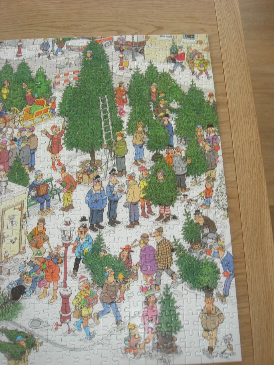 Te koop Complete Jan van Haasteren puzzel Christmas tree Market