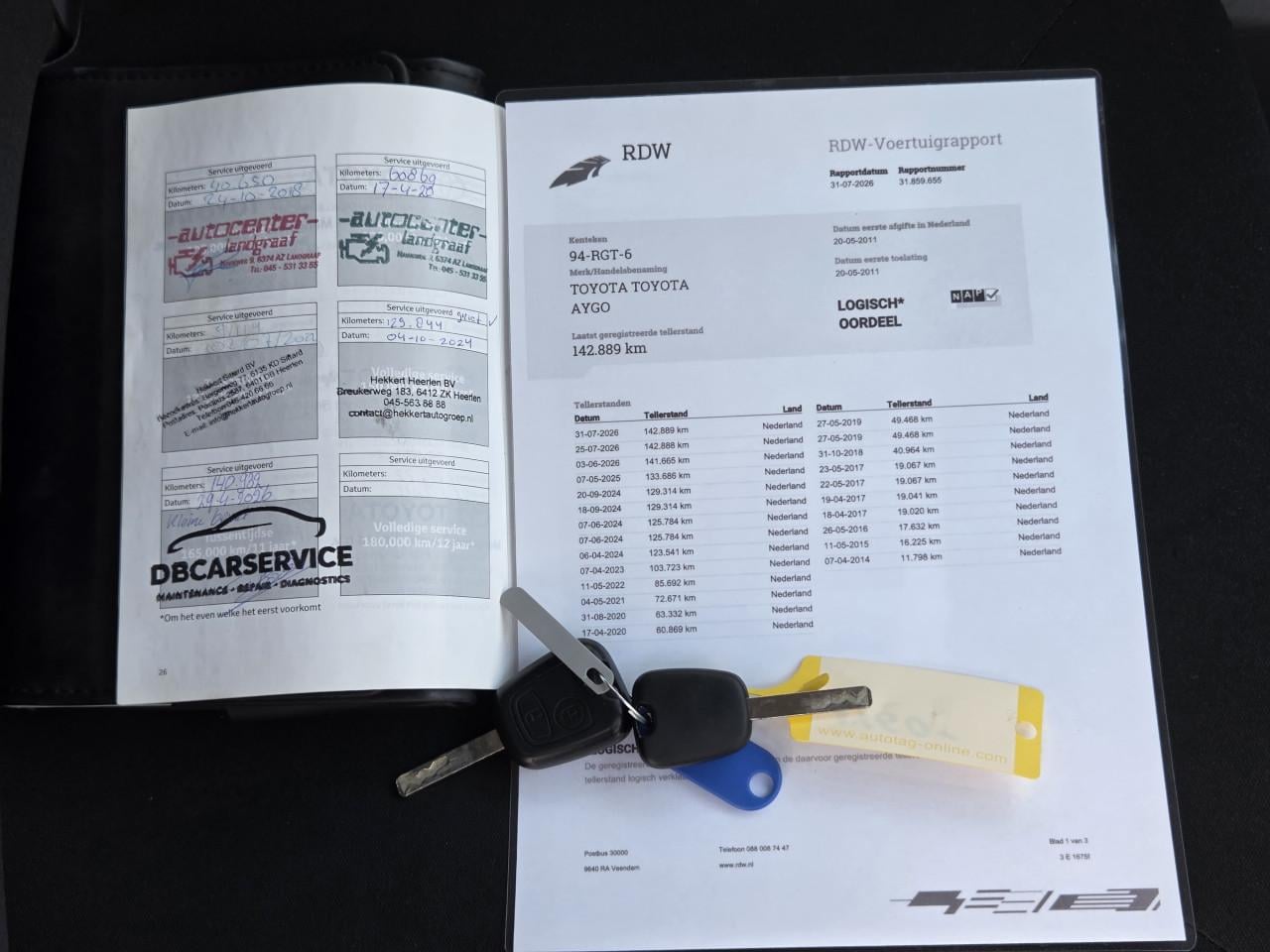 Toyota Aygo uit  2011 | AIRCO | 142.889 | NAP | Dealeronderhouden 5-Deurs.