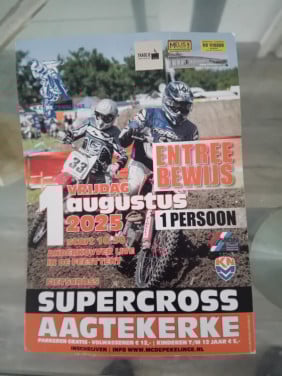 Entreebewijs Supercross Aagtekerke