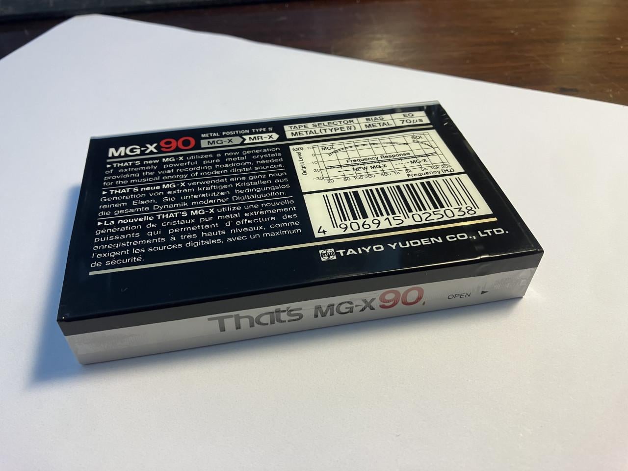 4x muziekcassettes gesealed Sony Metal-XR90 That's MG-X90 e.a.