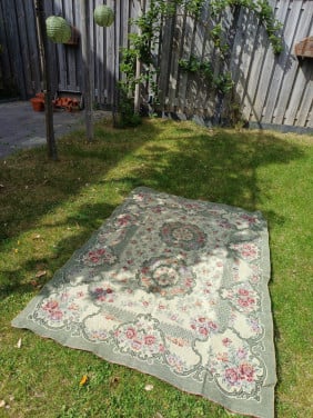 Brocante/vintage vloerkleed