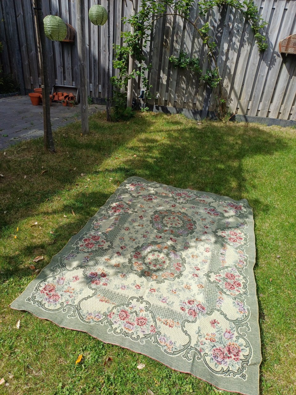 Brocante/vintage vloerkleed