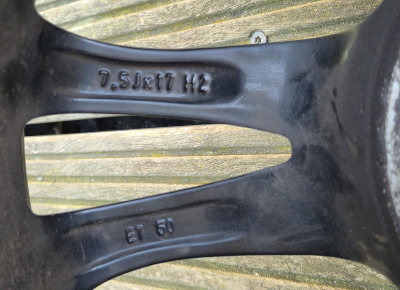 Lichtmetalen velgen 17" met winterbanden