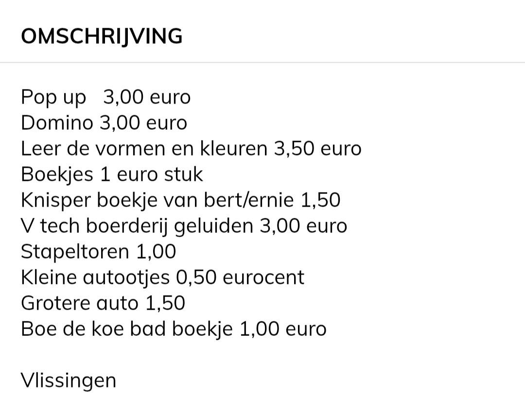 Baby/peuter speelgoed