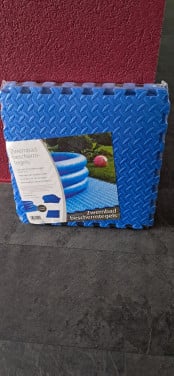 Zwembad beschermtegels, 2x set van 9 tegels