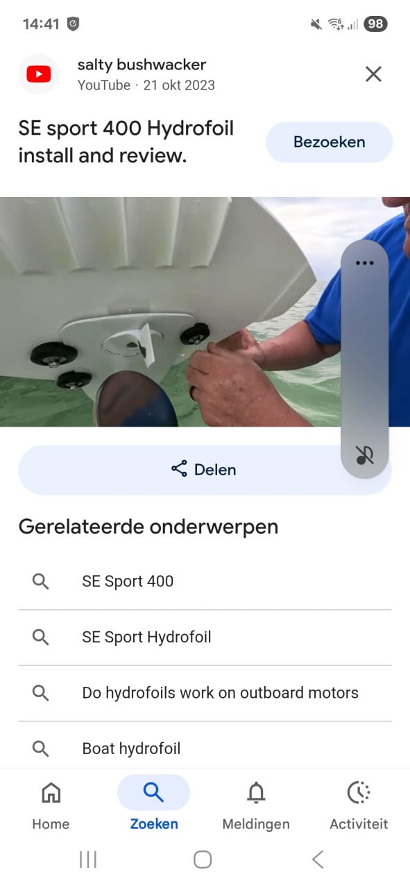 Se sport 400 hydrofoil