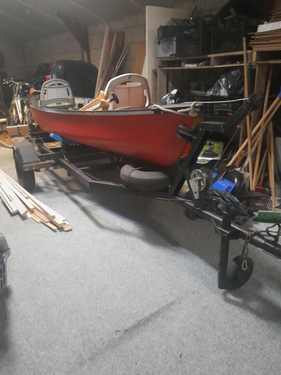 Boottrailer tot 750 kg