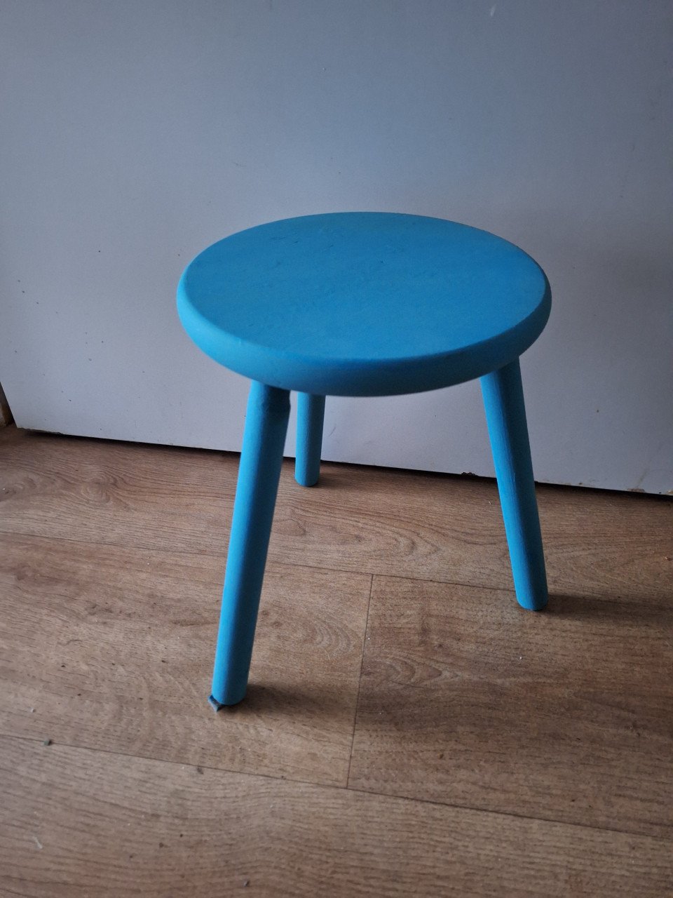 Blauw krukje