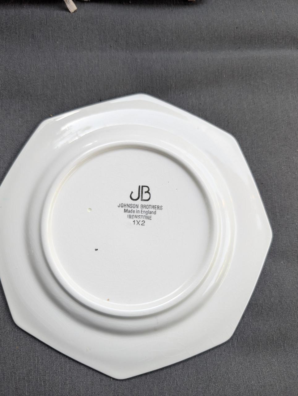 Ontbijt bord Johnson Brothers Ironstone Lemontree