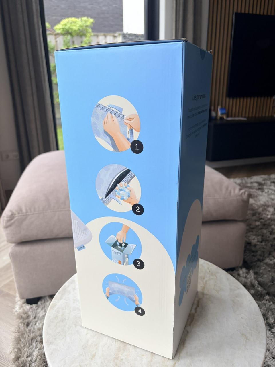 Nieuwe Cloudpillo Plus hoofdkussen voor zijslapers (ongebruikt)