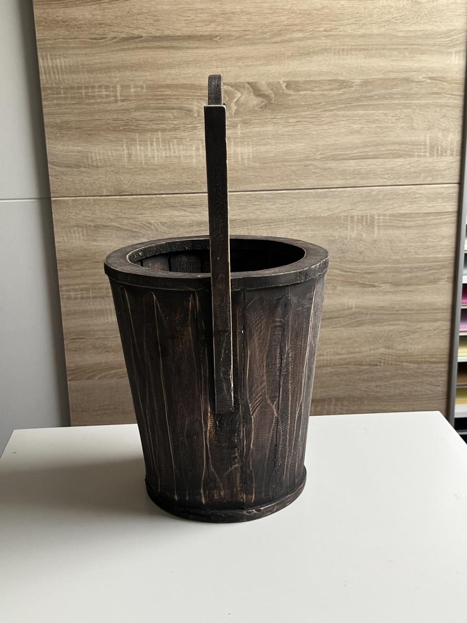 Houten emmer