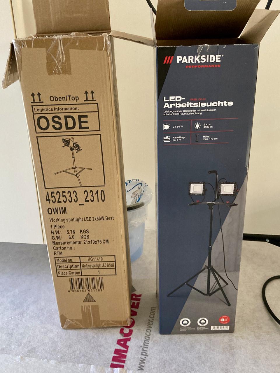 Dubbele LED bouwlamp